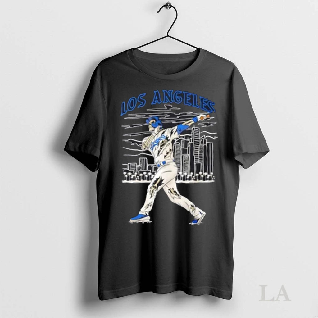 Original Los Angeles Dodgers Moon Shot Halloween Skeleton