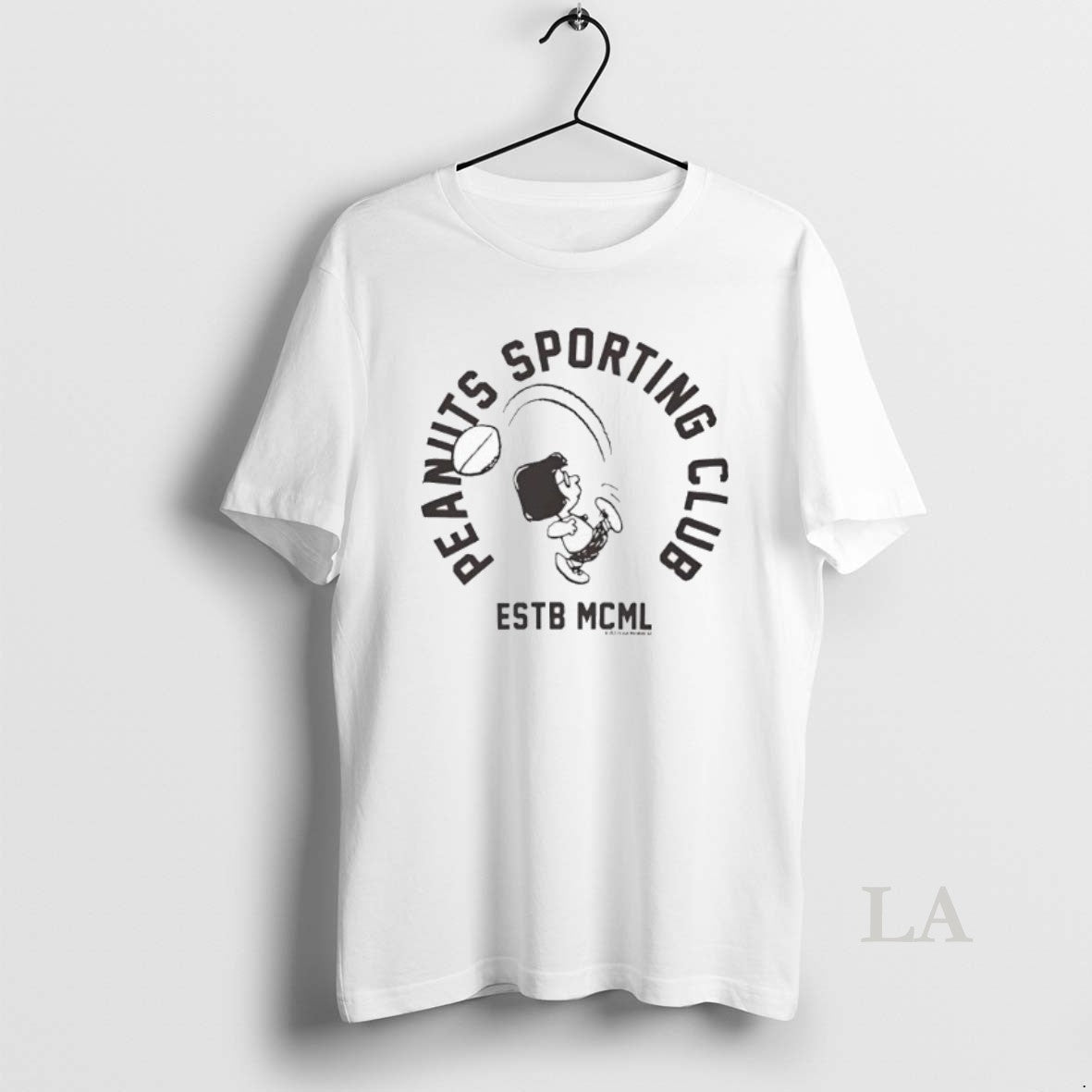 Original Marcie Peanuts Sporting Club Ringer Estb Mcml Unisex , , , Long Sleeve Tee