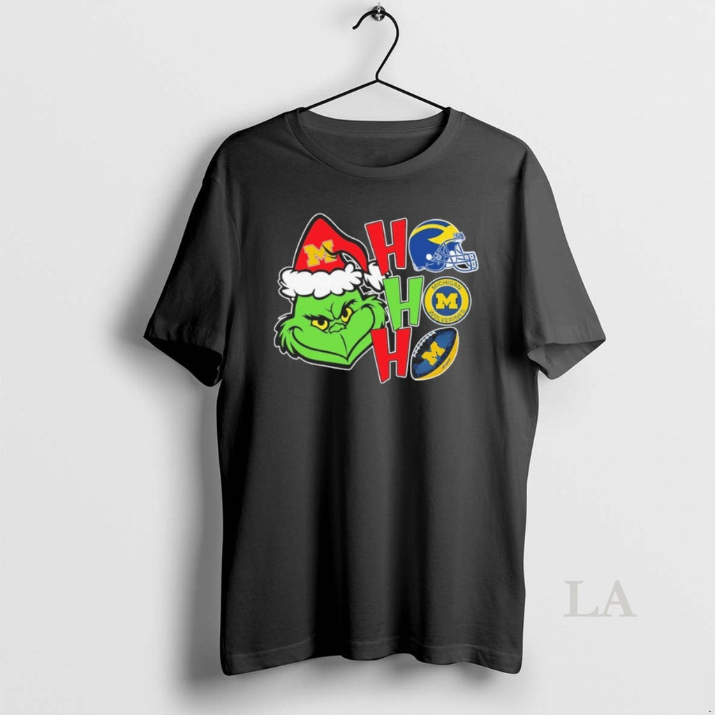 Original Michigan Grinch Ho Ho Ho Football