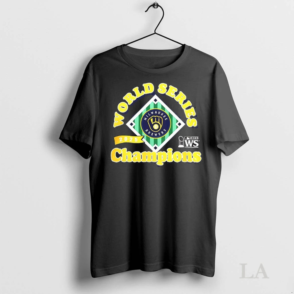 Original Milwaukee Brewers Baseball 2025 World Series Champions Trophy Logo