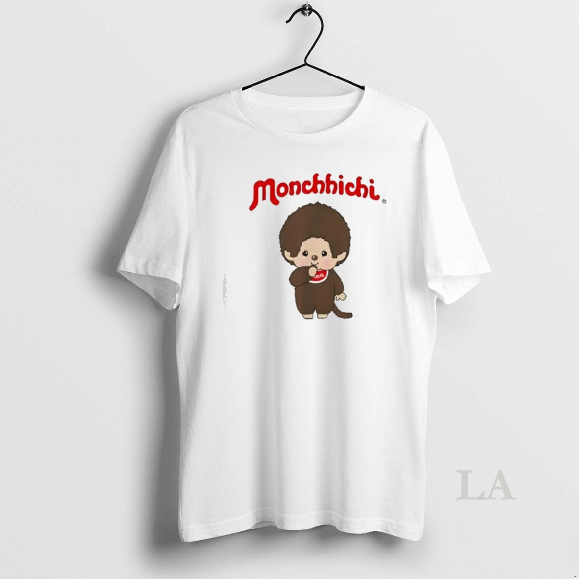 Original Monchhichi Cute Stance Thumbs Up Fluffy Little Guy Unisex , , , Long Sleeve Tee