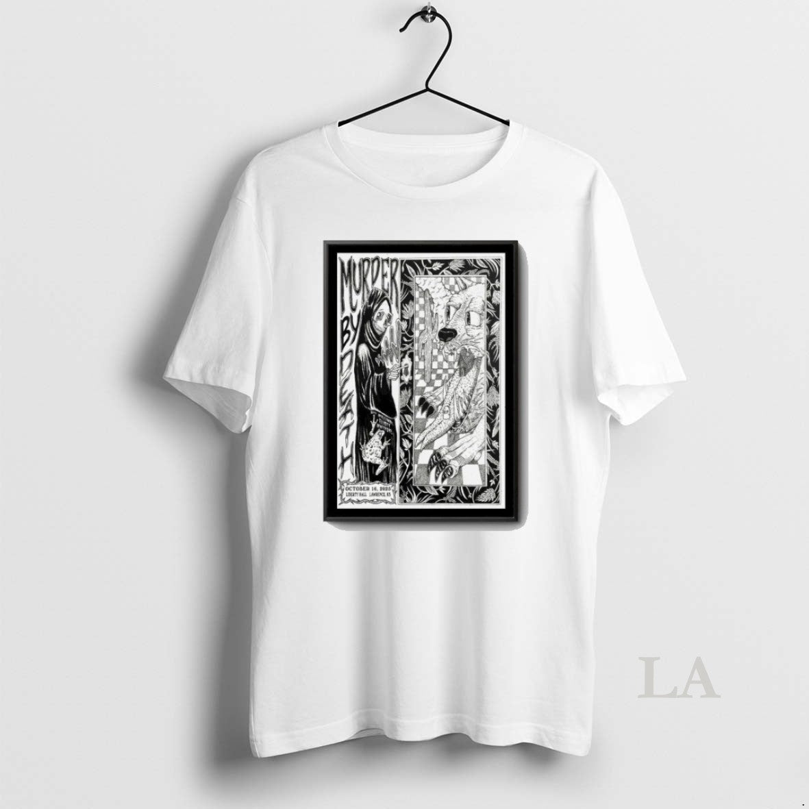 Original Murder By Death Oct 16 2025 Liberty Hall Lawrence Ks Unisex , , , Long Sleeve Tee