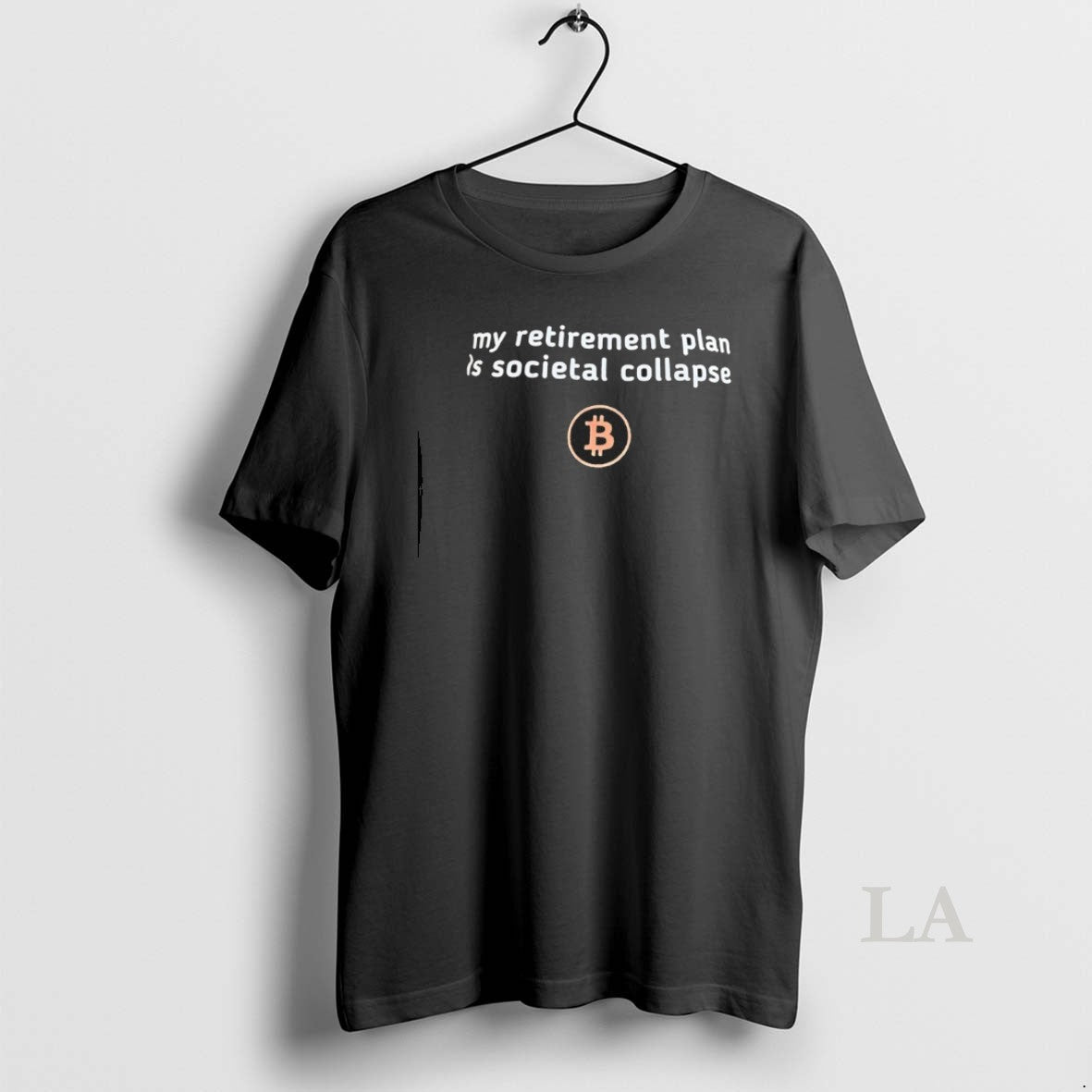 Original My Retirement Plan Is Societal Collapse Bitcoin Unisex , , , Long Sleeve Tee