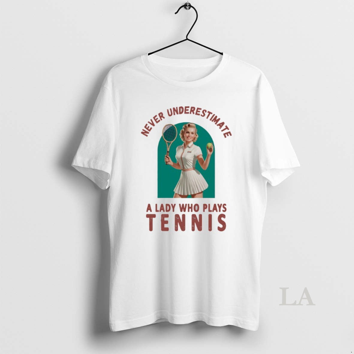 Original Never Underestimate A Lady Who Plays Tennis Unisex , , , Long Sleeve Tee
