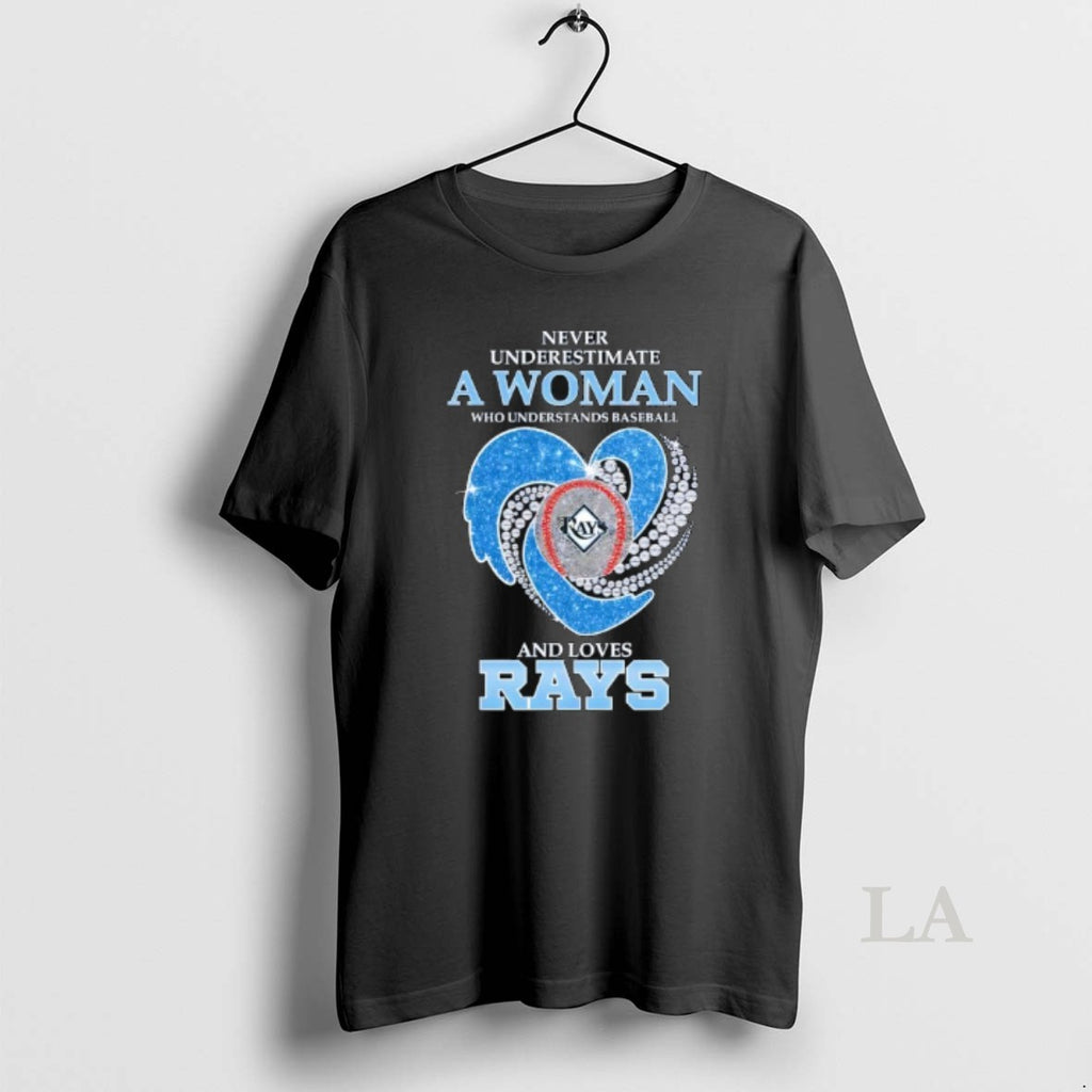 Original Never Underestimate A Woman Who Understands Football And Loves Tampa Bay Rays