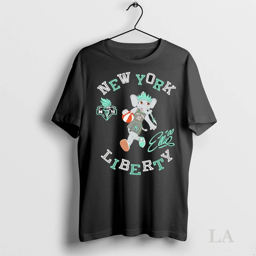 Original New York Liberty Ellie Mascot Numero Uno Signature