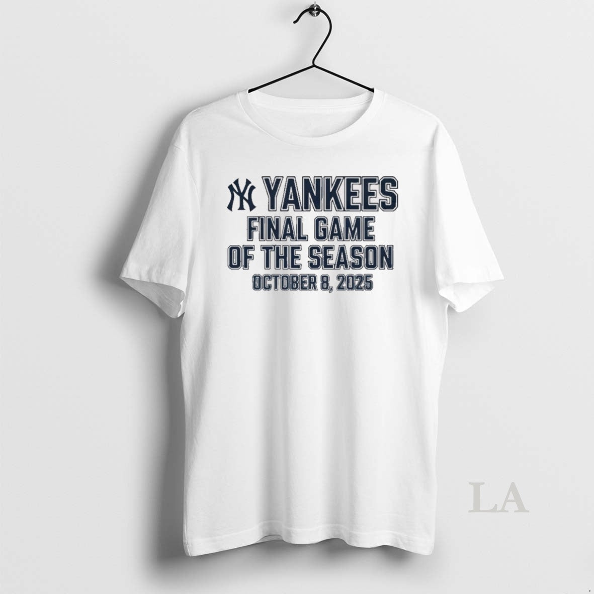 Original New York Yankees Final Game Of The Season October 8 2025 Lights Up Lets Unisex , , , Long Sleeve Tee