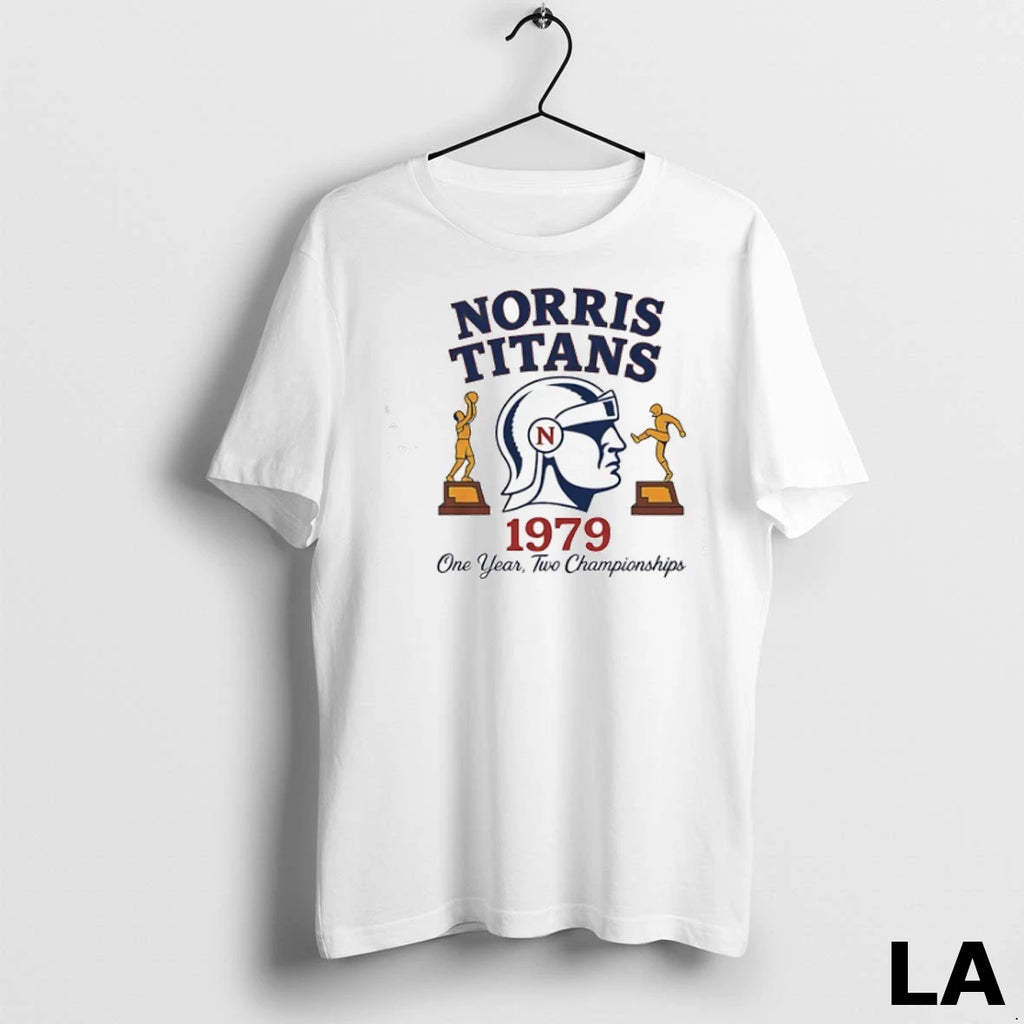 Original Norris Titans Logo One Year Two Championships 1979