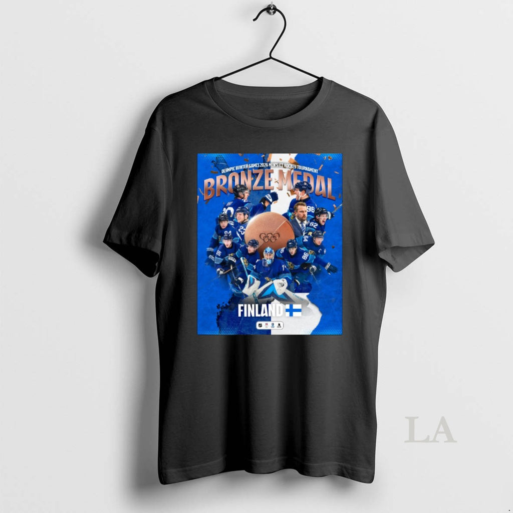 Original Olympic Winter Games 2026 Mens Ice Hockey Tournament Bronze Medal For Finland