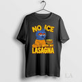 Original Orange Cat No Ice With My Lasagna Unisex , , , Long Sleeve Tee