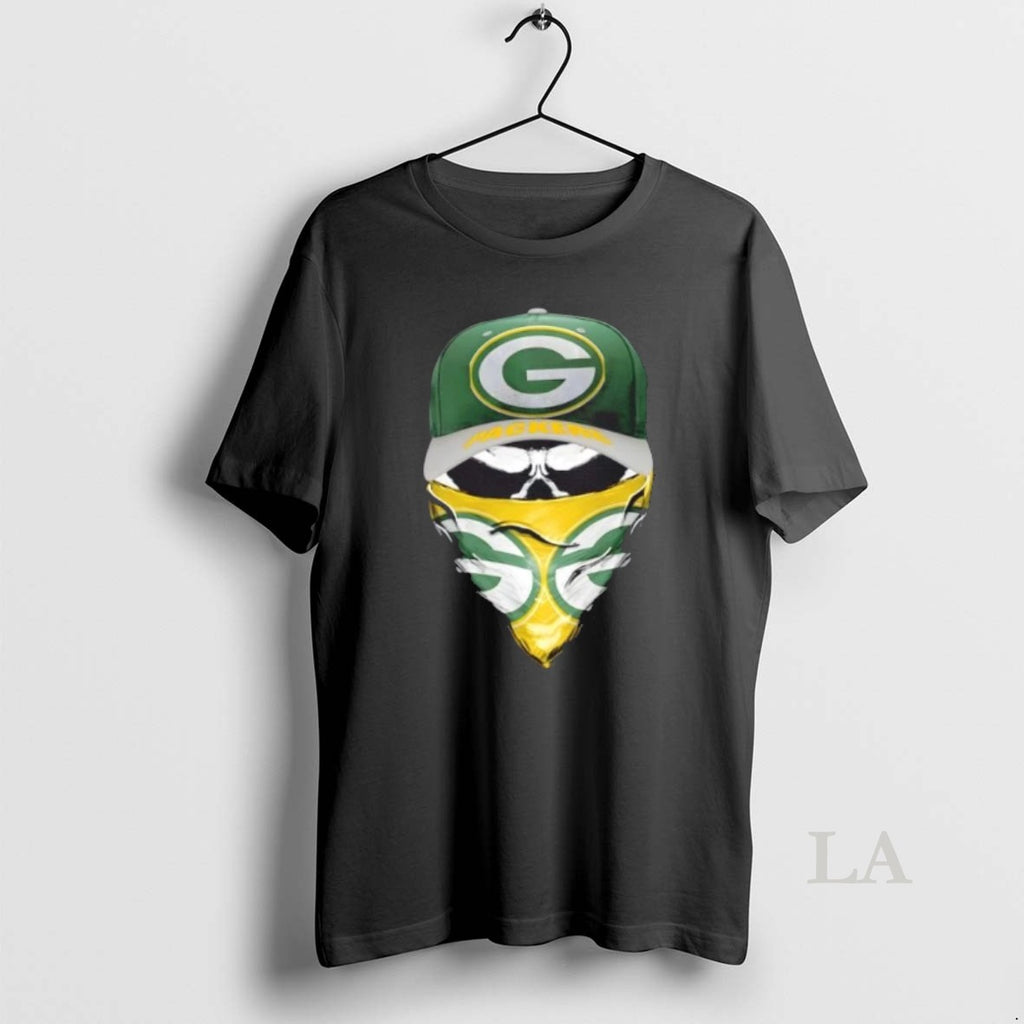 Original Outlaw Skull Gang Wearing A Cap X Green Bay Packers