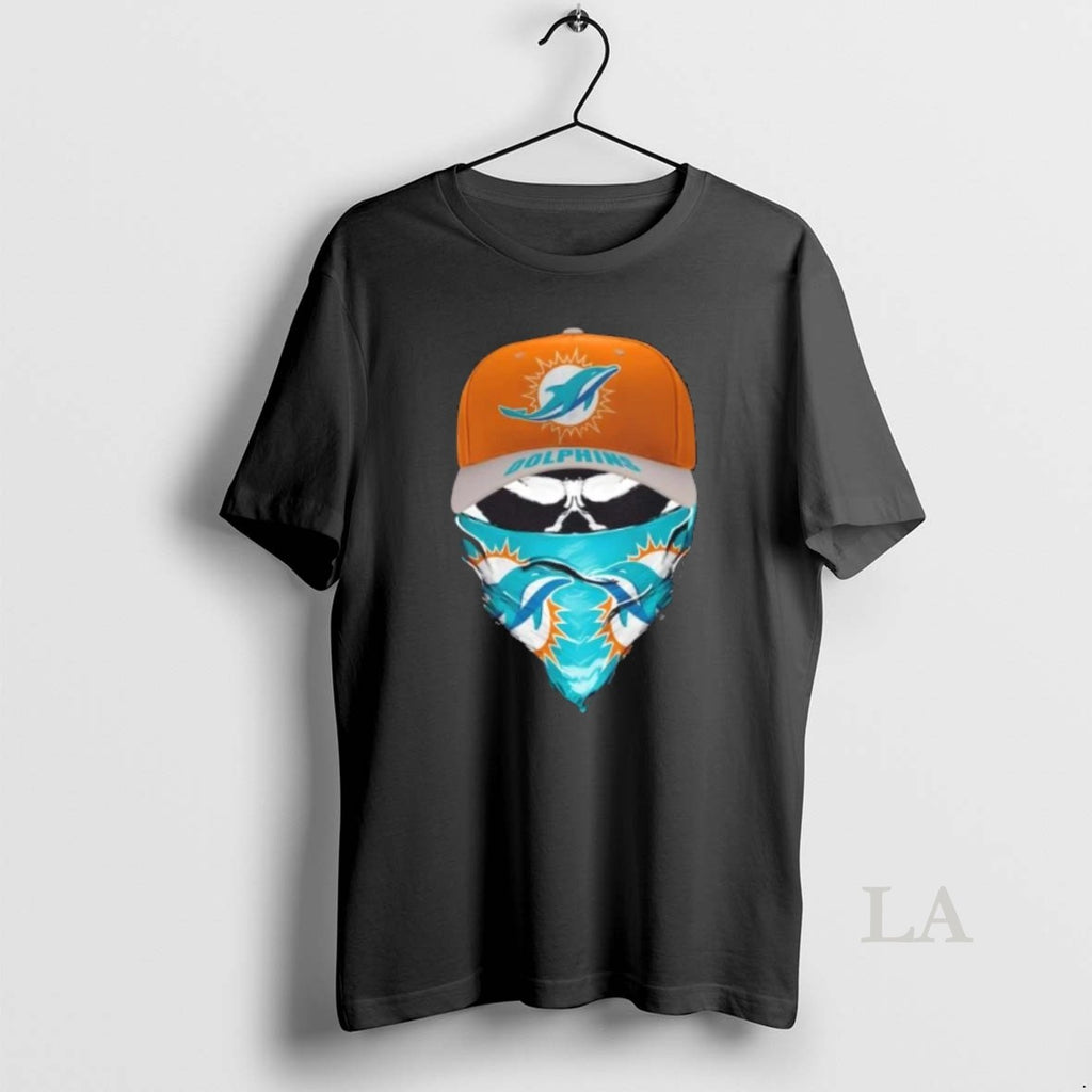 Original Outlaw Skull Gang Wearing A Cap X Miami Dolphins