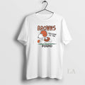 Original Peanuts X Cleveland Browns Welcome To The Pound Unisex , , , Long Sleeve Tee