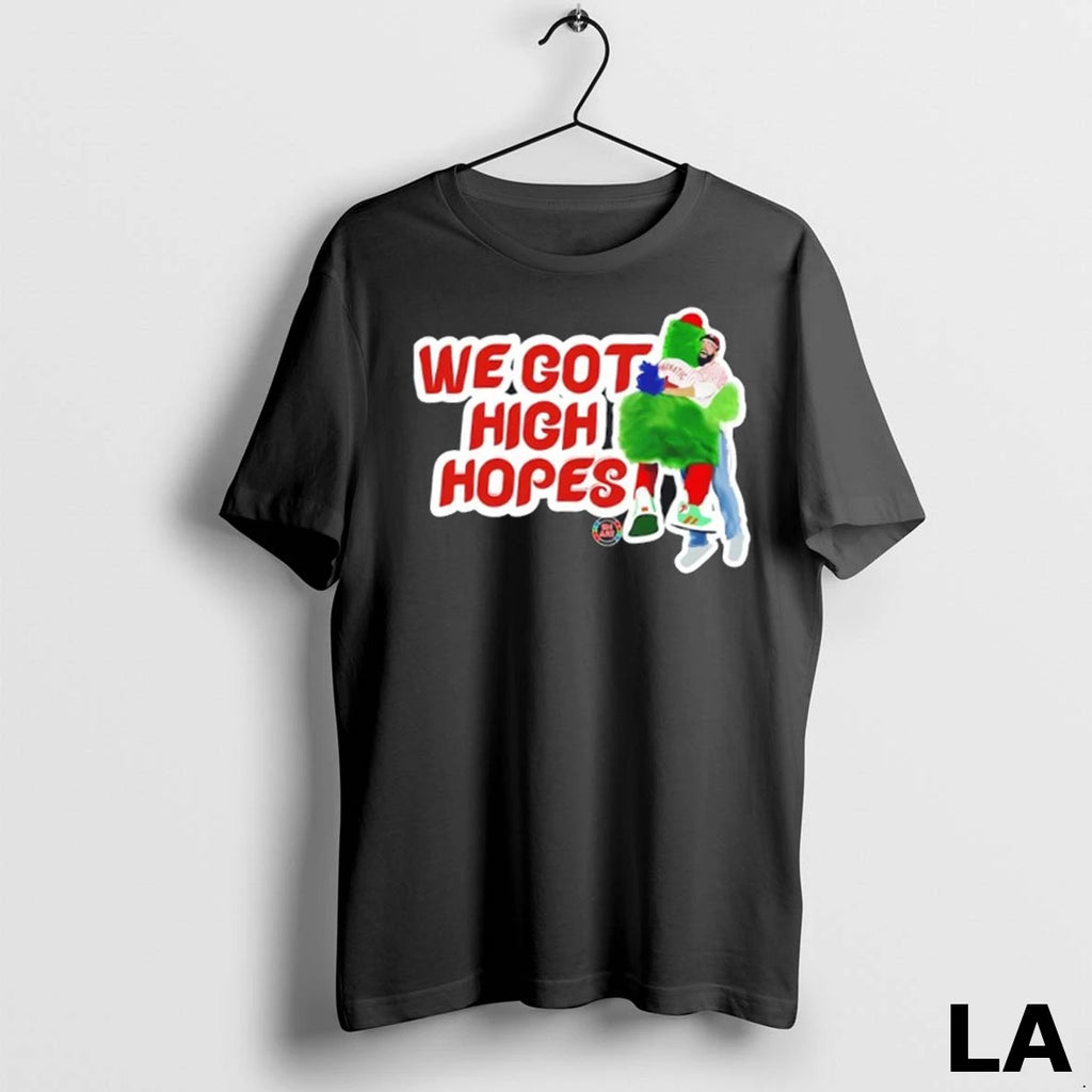 Original Phanatic Jason Kelce Philadelphia Phillies We Got High Hopes