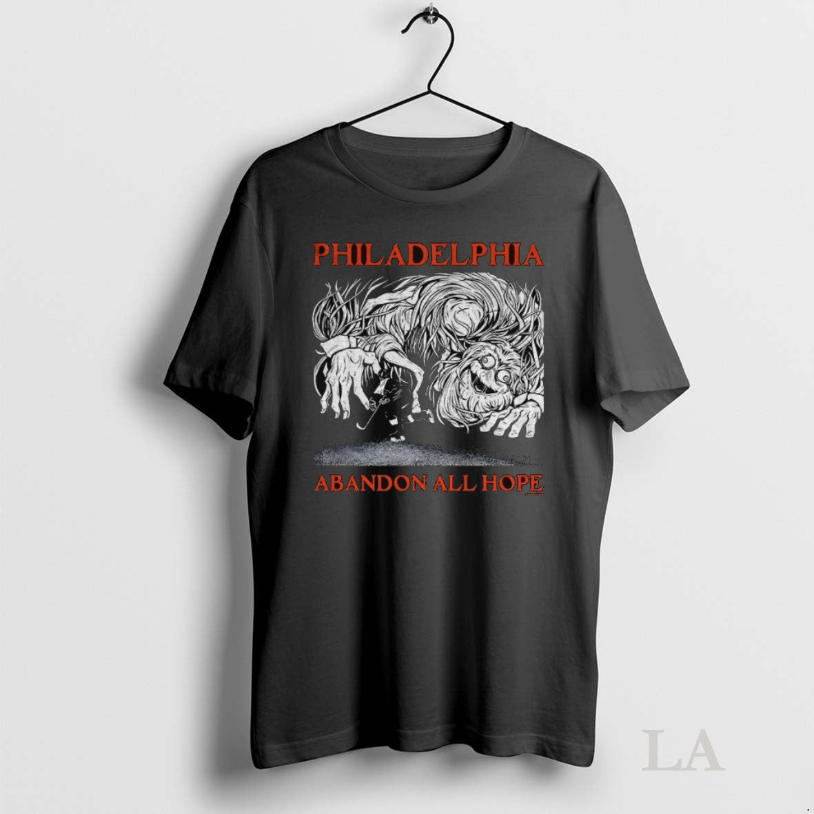 Original Philadelphia Abandoned All Hope Monster Vintage Unisex , , , Long Sleeve Tee