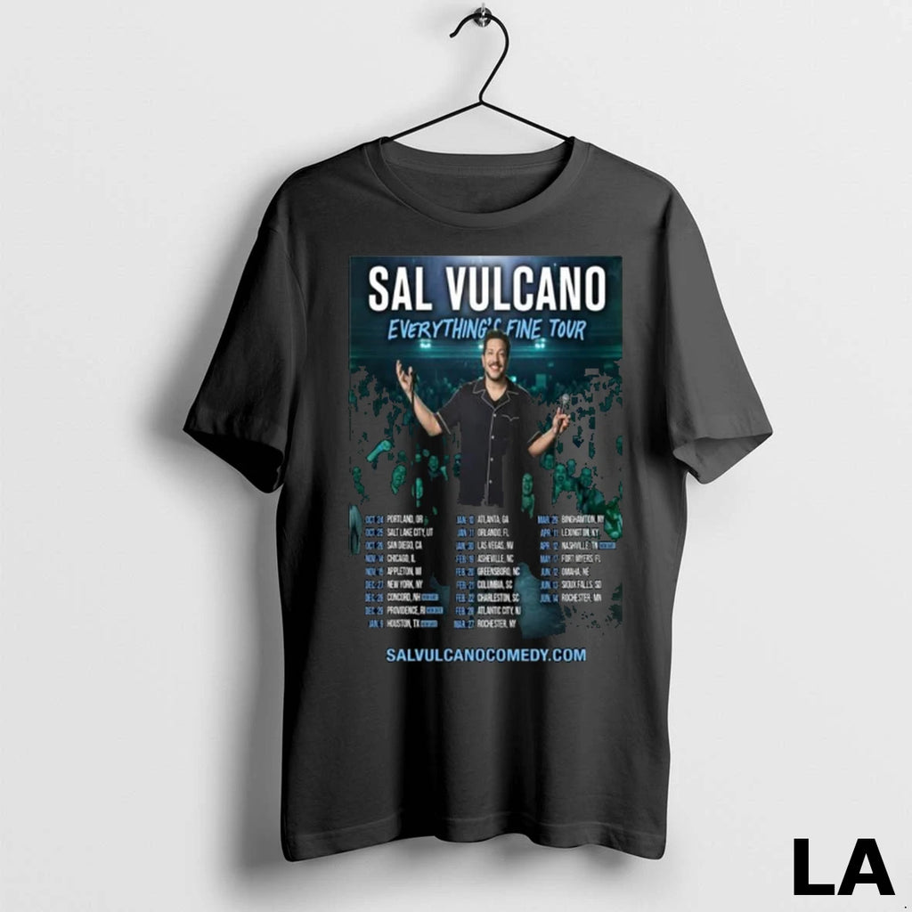 Original Sal Vulcano Everythings Fine Tour 2025 2026 Long Sleve