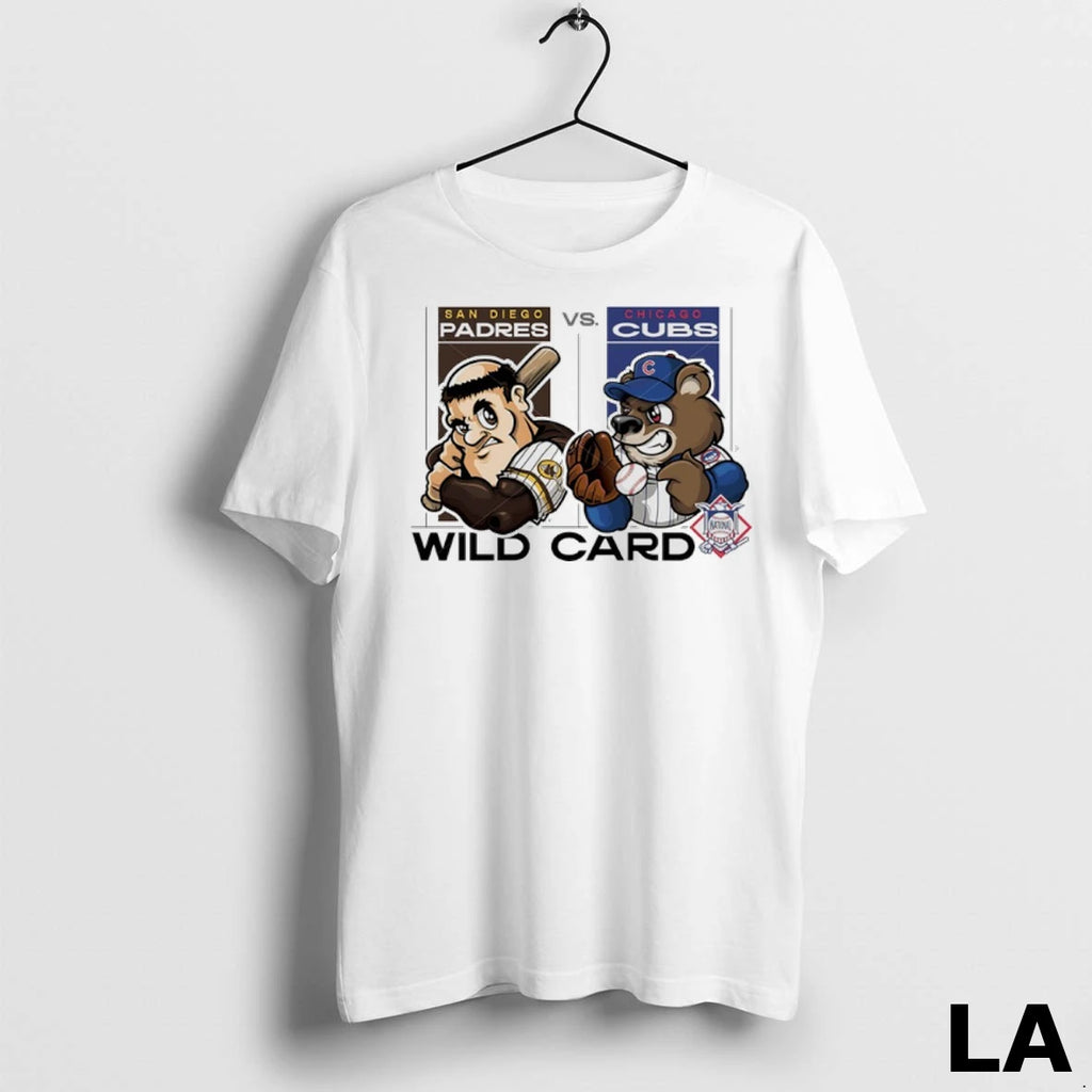 Original San Diego Padres Vs Chicago Cubs 2025 Nl Wild Card Mascot