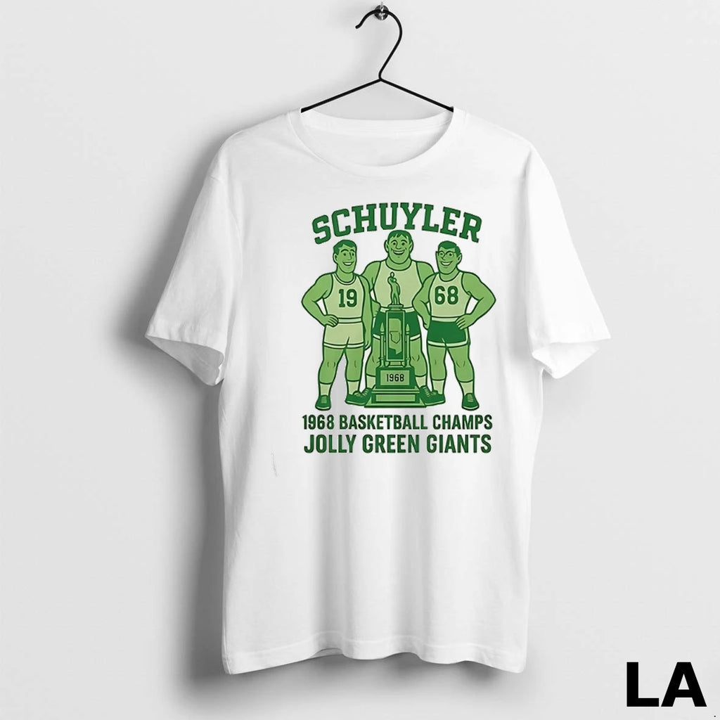 Original Schuyler 1968 Basketball Champs Jolly Green Giants