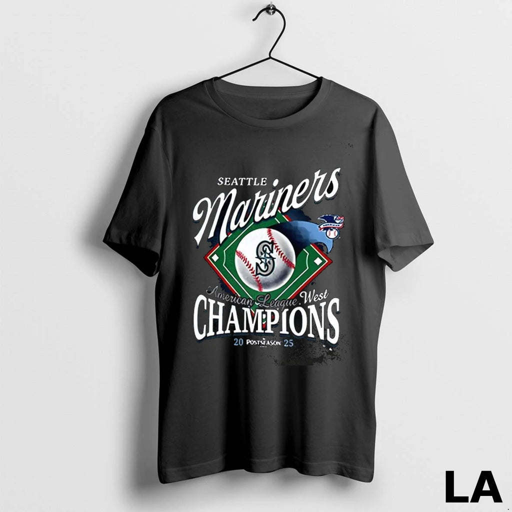 Original Seattle Mariners 2025 Amnerican League West Division Champions