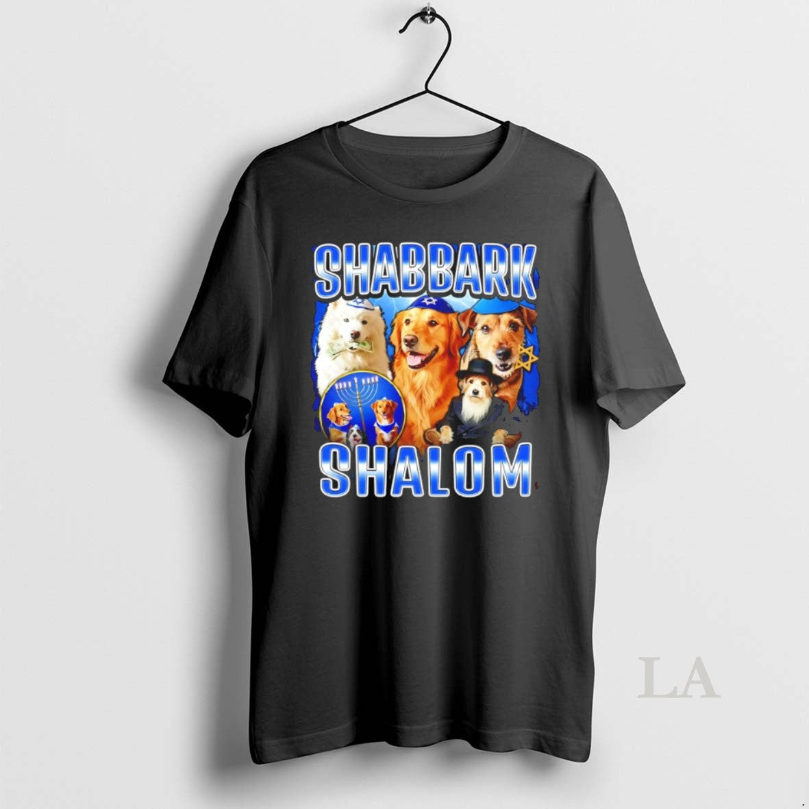 Original Shabbark Shalom Dog Jews Unisex , , , Long Sleeve Tee