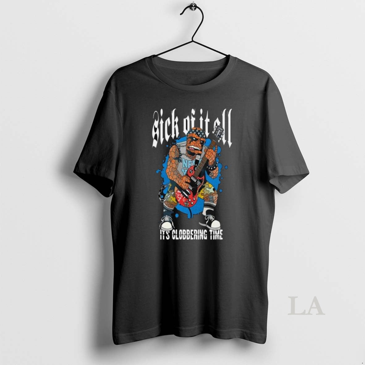 Original Sick Of It All Its Clobbering Time Long Sleve Unisex , , , Long Sleeve Tee