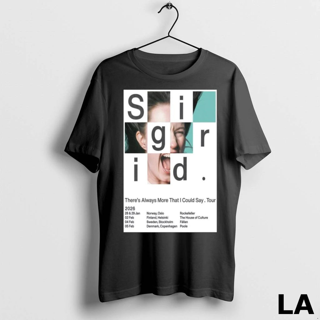 Original Sigrid Theres Always More That I Could Say Tour 2026 Long Sleve