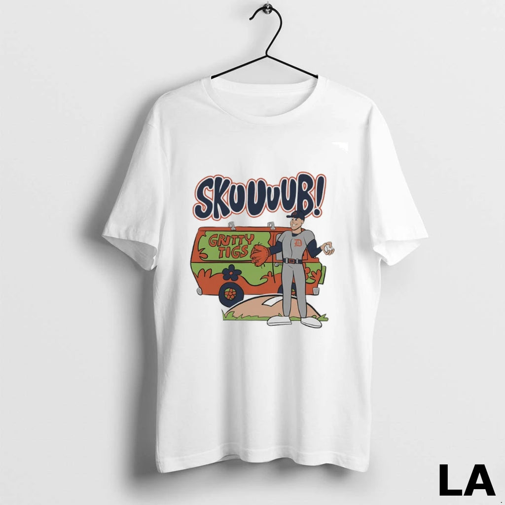 Original Skuuuub Tarik Skubal Detroit Tigers Gritty Tigs