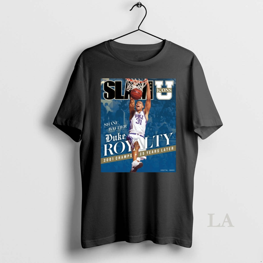 Original Slam Icons Legendary Shane Battier Duke Royalty 2001 Champs 25 Years Later