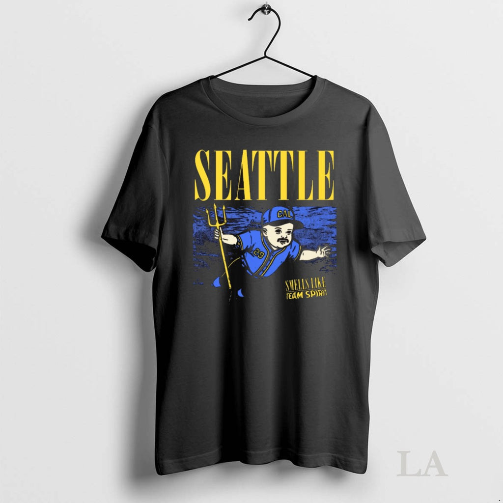 Original Smells Like Team Spirit Cal Raleigh Seattle Mariners Mlb