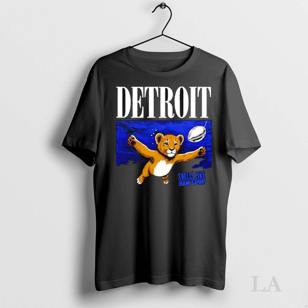 Original Smells Like Team Spirit Detroit Lions Ladies
