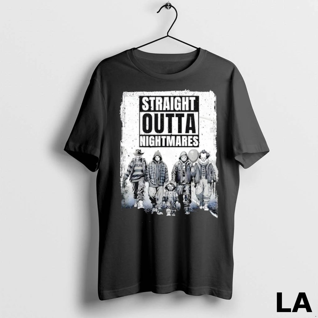 Original Straight Outta Nightmares Horror Halloween