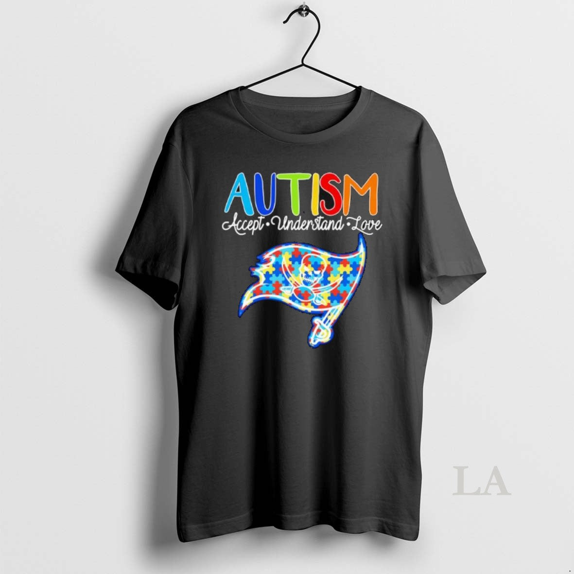 Original Tampa Bay Buccaneers Autism Accept Understand Love Unisex , , , Long Sleeve Tee