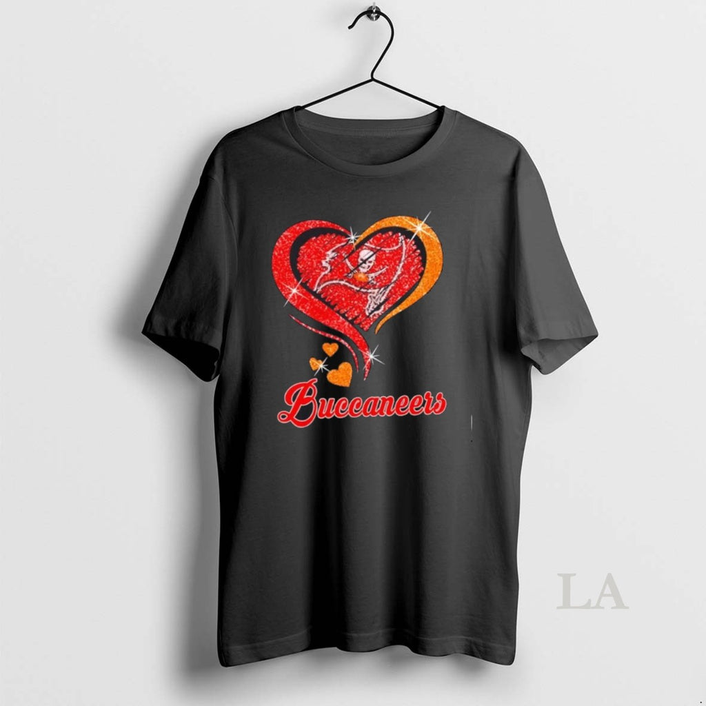 Original Tampa Bay Buccaneers Football In Glitter Heart Fans