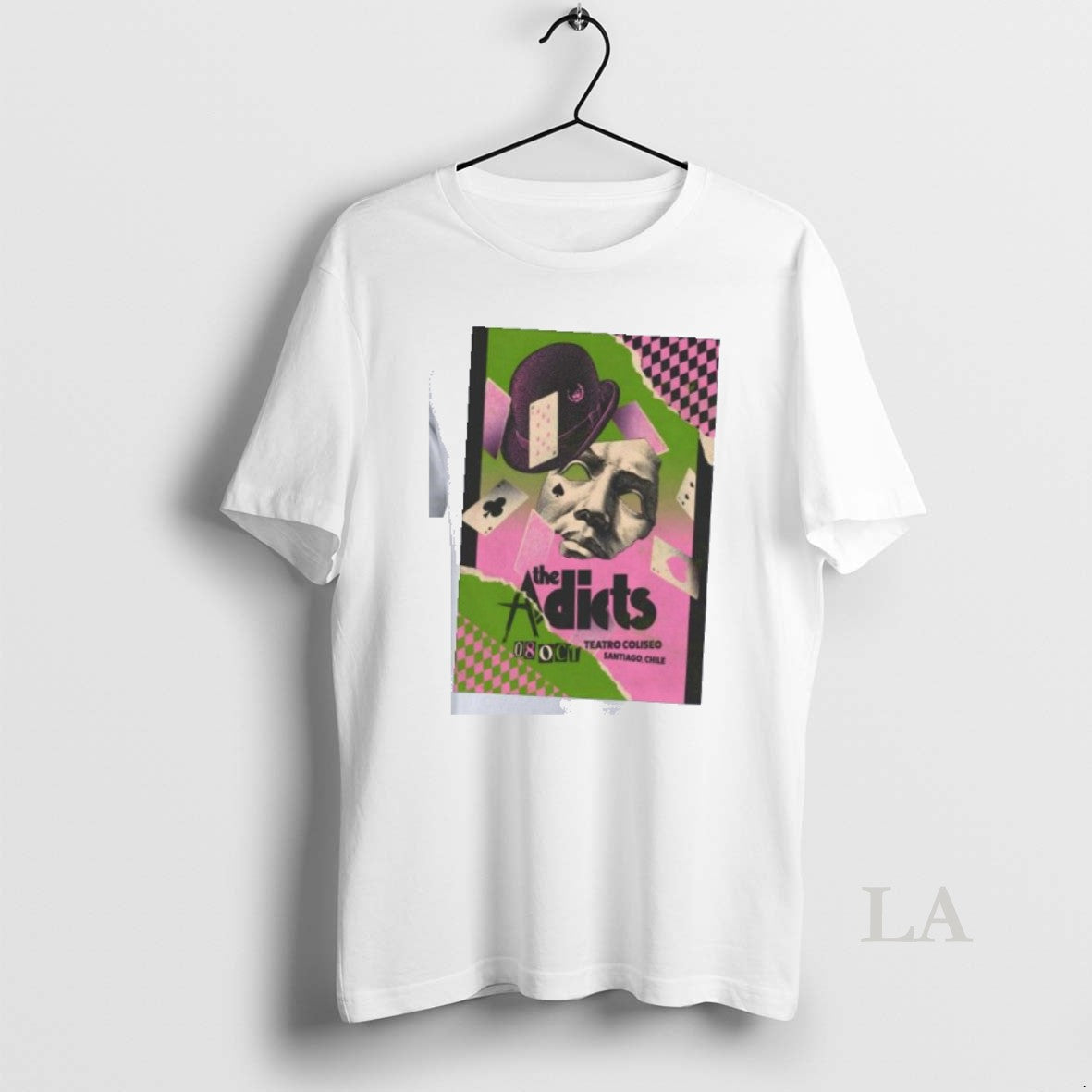 Original The Adicts Santiago Tour On Oct 8 2025 Unisex , , , Long Sleeve Tee