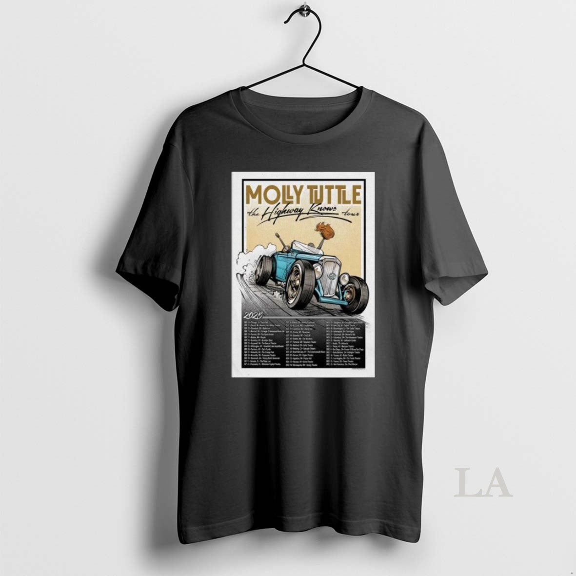 Original The Highway Knows Tour 2025 Molly Tuttle Long Sleve Unisex , , , Long Sleeve Tee
