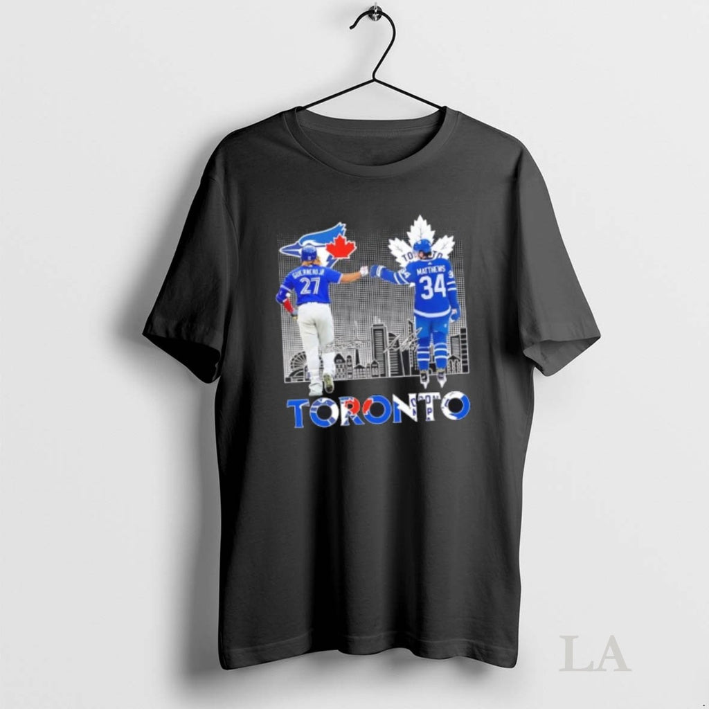 Original Toronto City Sports Guerrero Jr Blue Jays X Matthews Maple Leafs Skyline