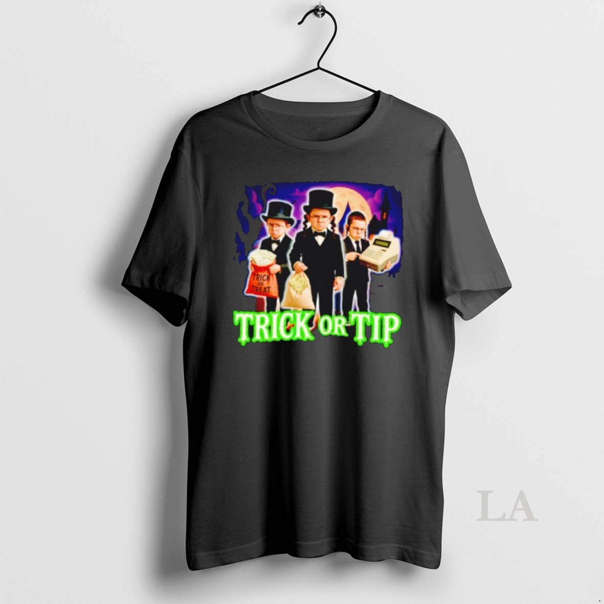 Original Trick Or Tip Trick Or Treat Halloween Unisex , , , Long Sleeve Tee