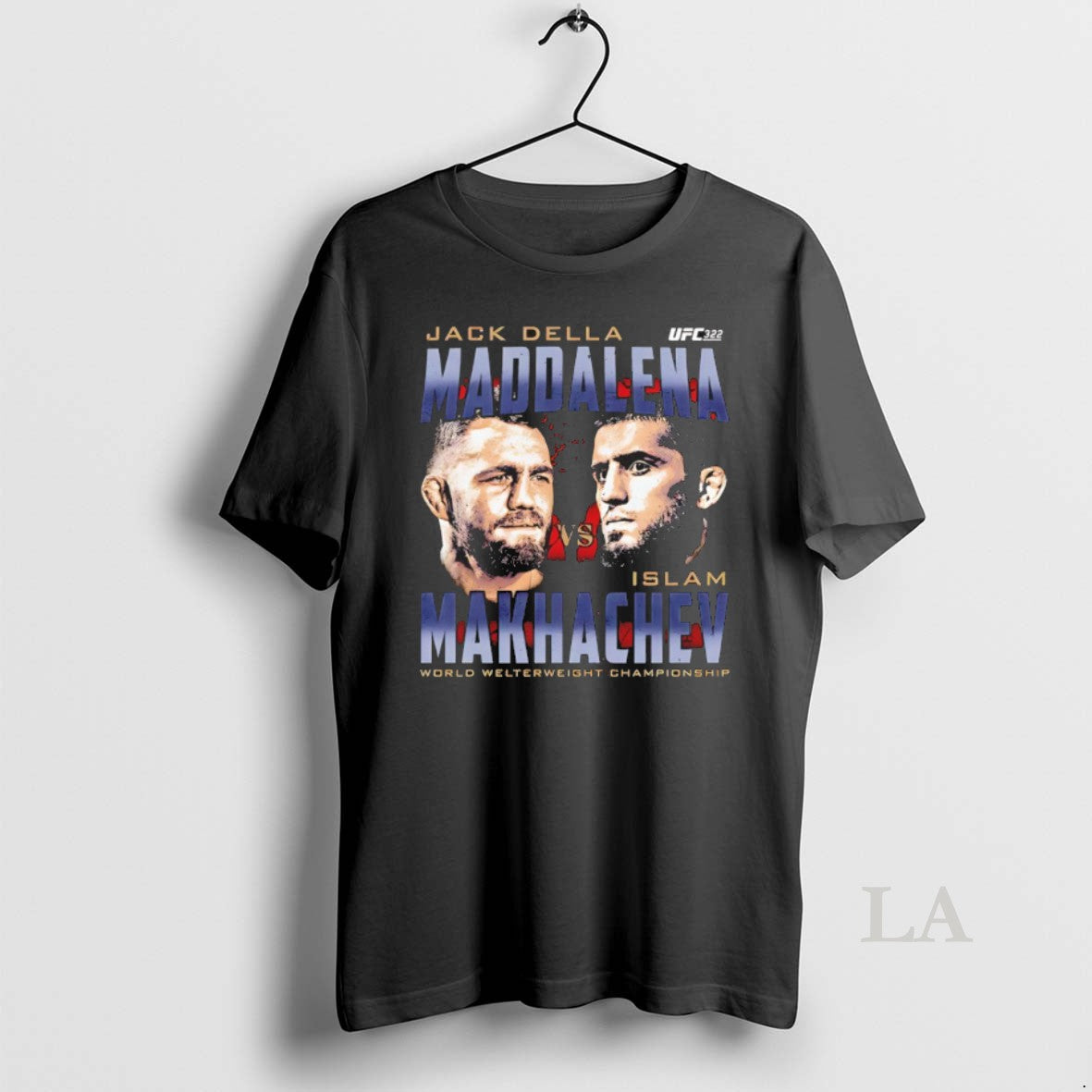 Original Ufc 322 Della Maddalena Vs Makhachev Heads Vintage Unisex , , , Long Sleeve Tee