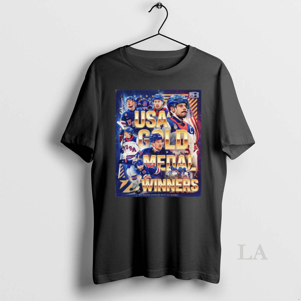 Original Usa Gold Medal Winners 2026 Winter Olympics Mens Ice Hockey Open Ice