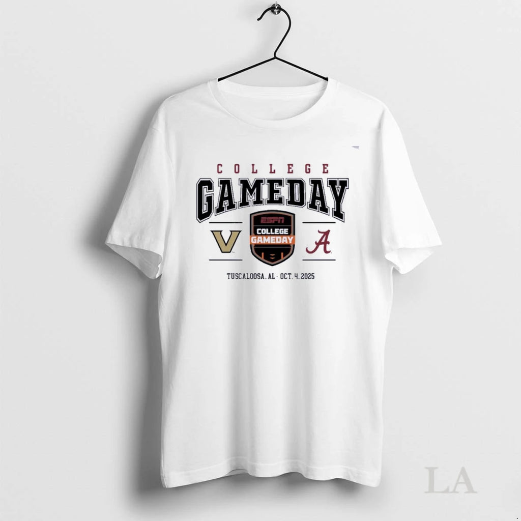 Original Vanderbilt Vs Alabama 2025 College Gameday Tuscaloosa Al
