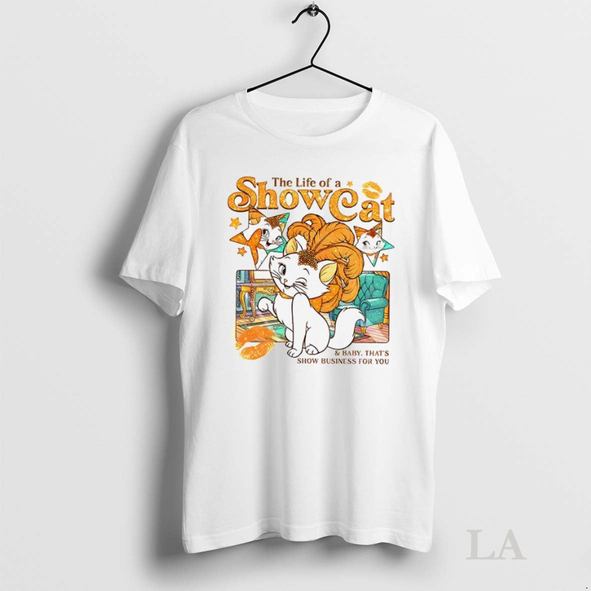 Original Vintage The Life Of A Showcat The Aristocats Marie Cat Unisex , , , Long Sleeve Tee