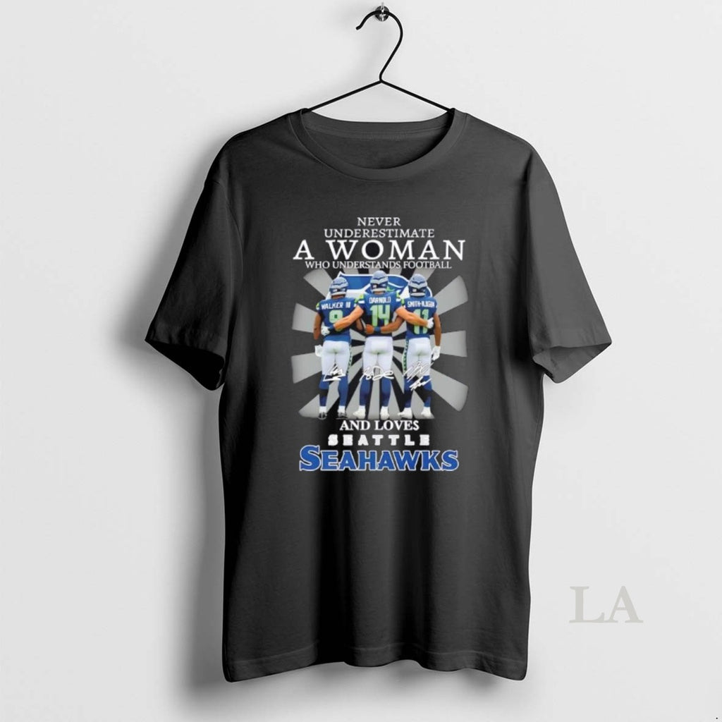 Original Walker Iii Darnold Smith Njigba Never Underestimate A Woman Who Understands Football And Loves
