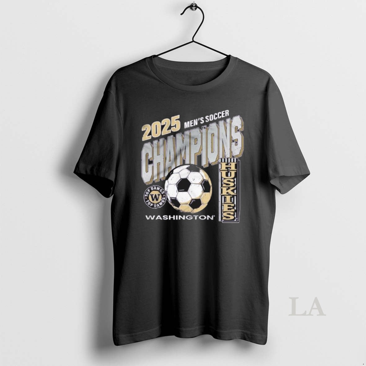 Original Washington Huskies Ncaa Soccer National Champions 2025 Top Dawgs T-Shirts