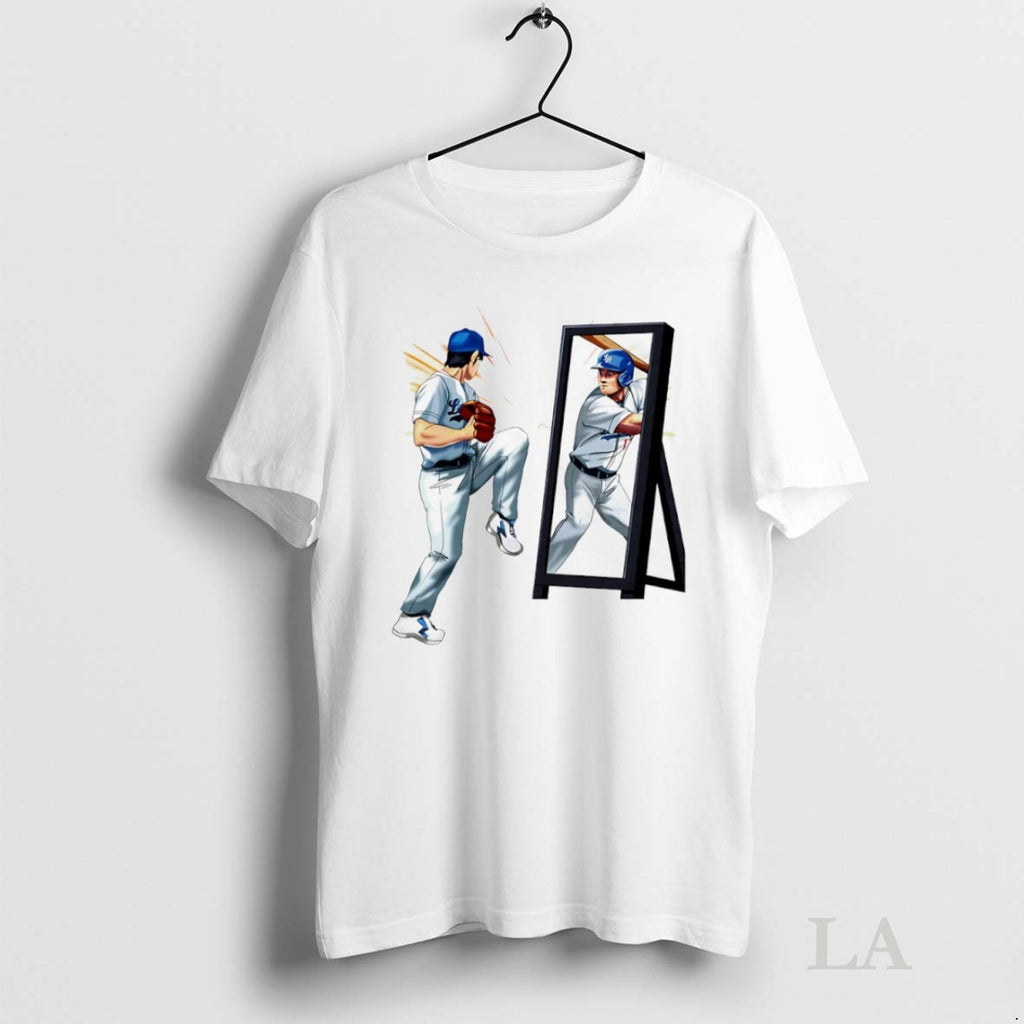 Original Welcome To The Show Los Angeles Dodgers Baseball Shohei Ohtani Mirror