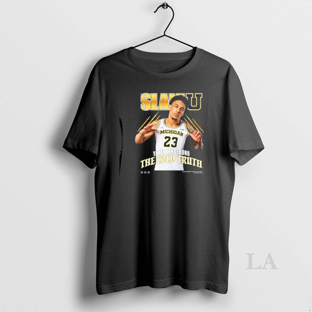 Original Yaxel Lendeborg Cold Truth Michigan Wolverines Slamu Tee (1)