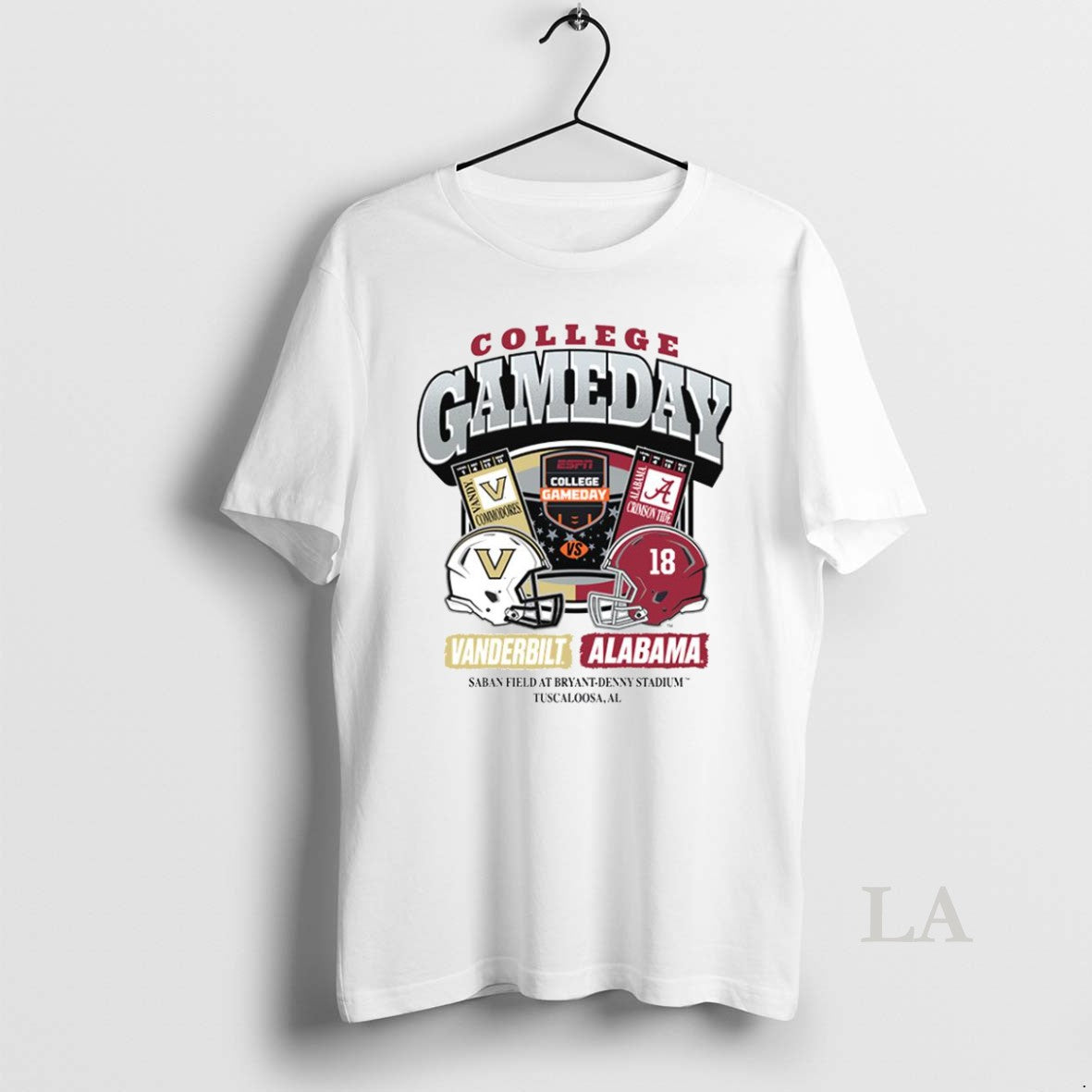 Original Alabama Vs Vanderbilt College Gameday Matchup 2025 Unisex , , , Long Sleeve Tee