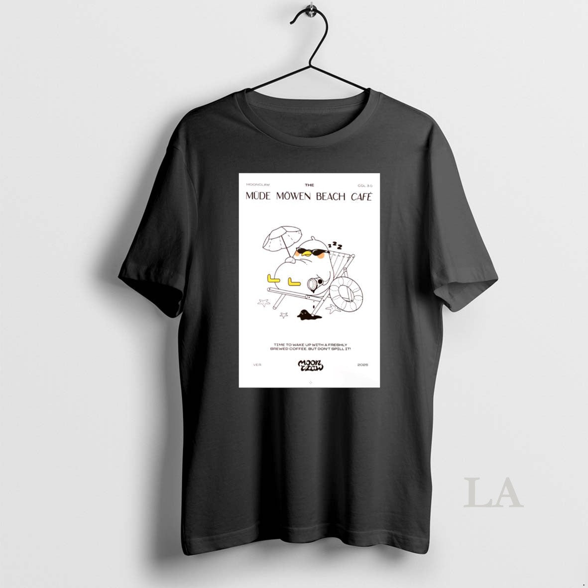Original Moonclaw Mude Mowen Beach Cafe Unisex , , , Long Sleeve Tee