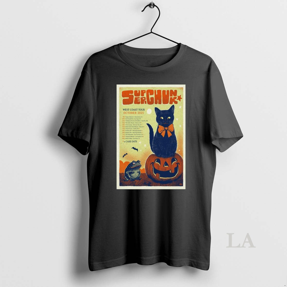 Original Superchunk West Coast Tour October 2025 Unisex , , , Long Sleeve Tee