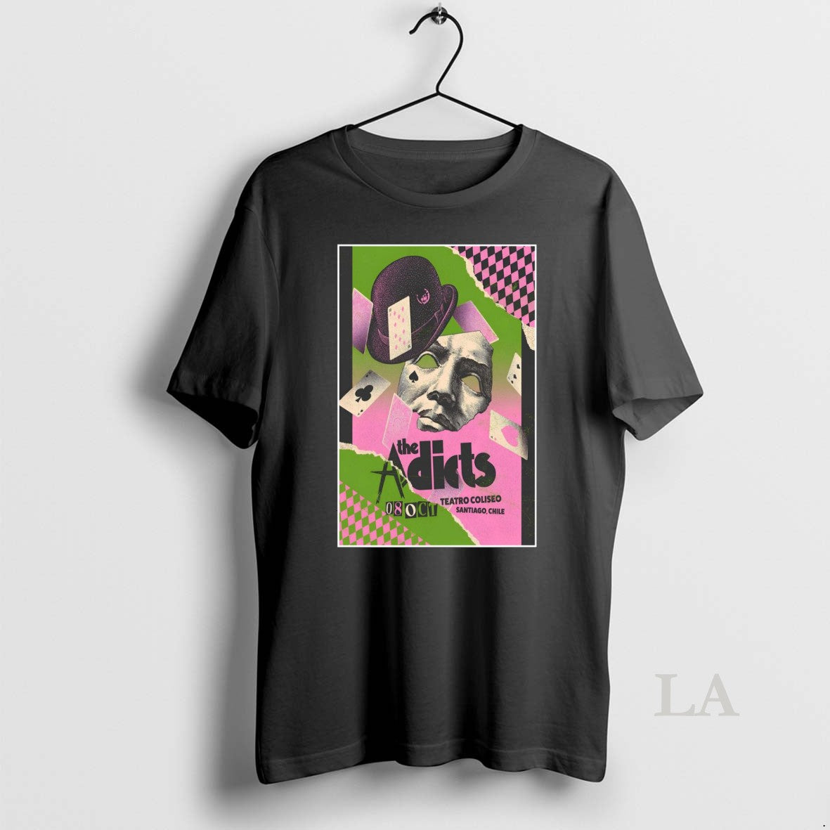 Original The Adicts Santiago Chile October 8 2025 Concert Unisex , , , Long Sleeve Tee