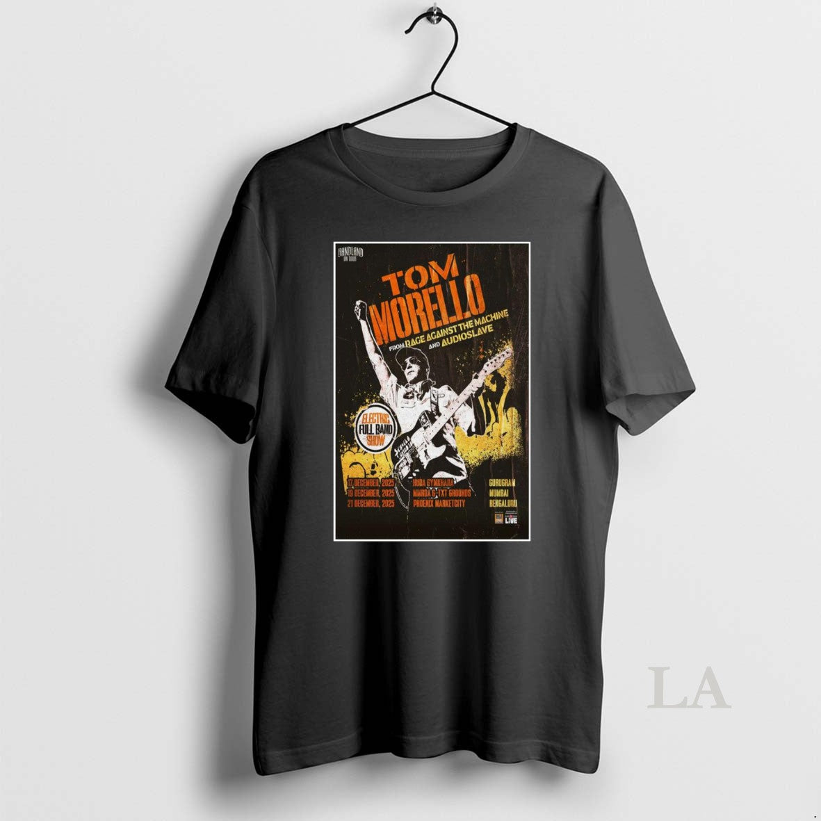 Original Tom Morello December Shows 2025 Unisex , , , Long Sleeve Tee